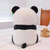 Cute Simulated Giant Panda Doll Plush Toy Holding Milk Tea Cup Doll Children's Birthday Gift for Girlfriend