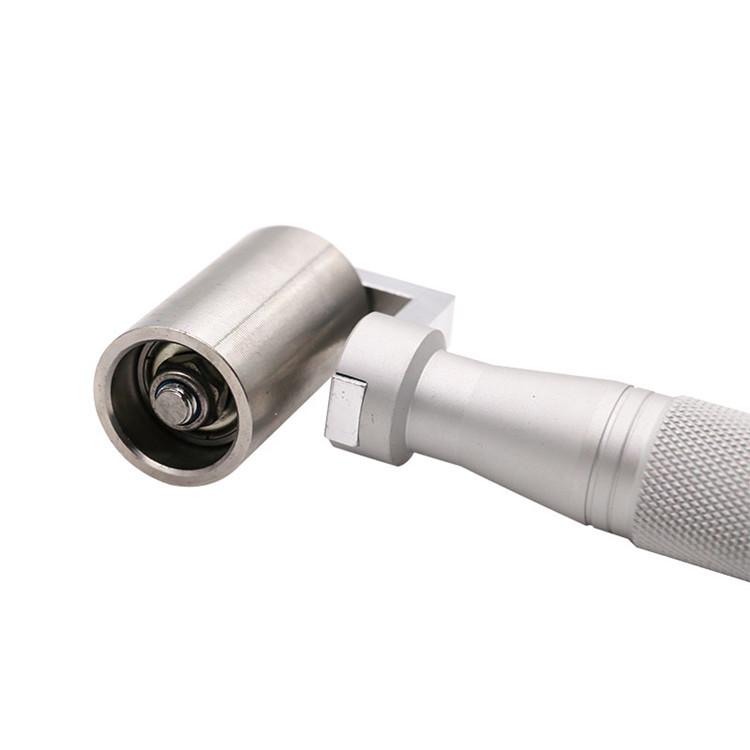 Handcrafted Leather Edge Roller with Stainless Steel Double Bearings for Glue Application