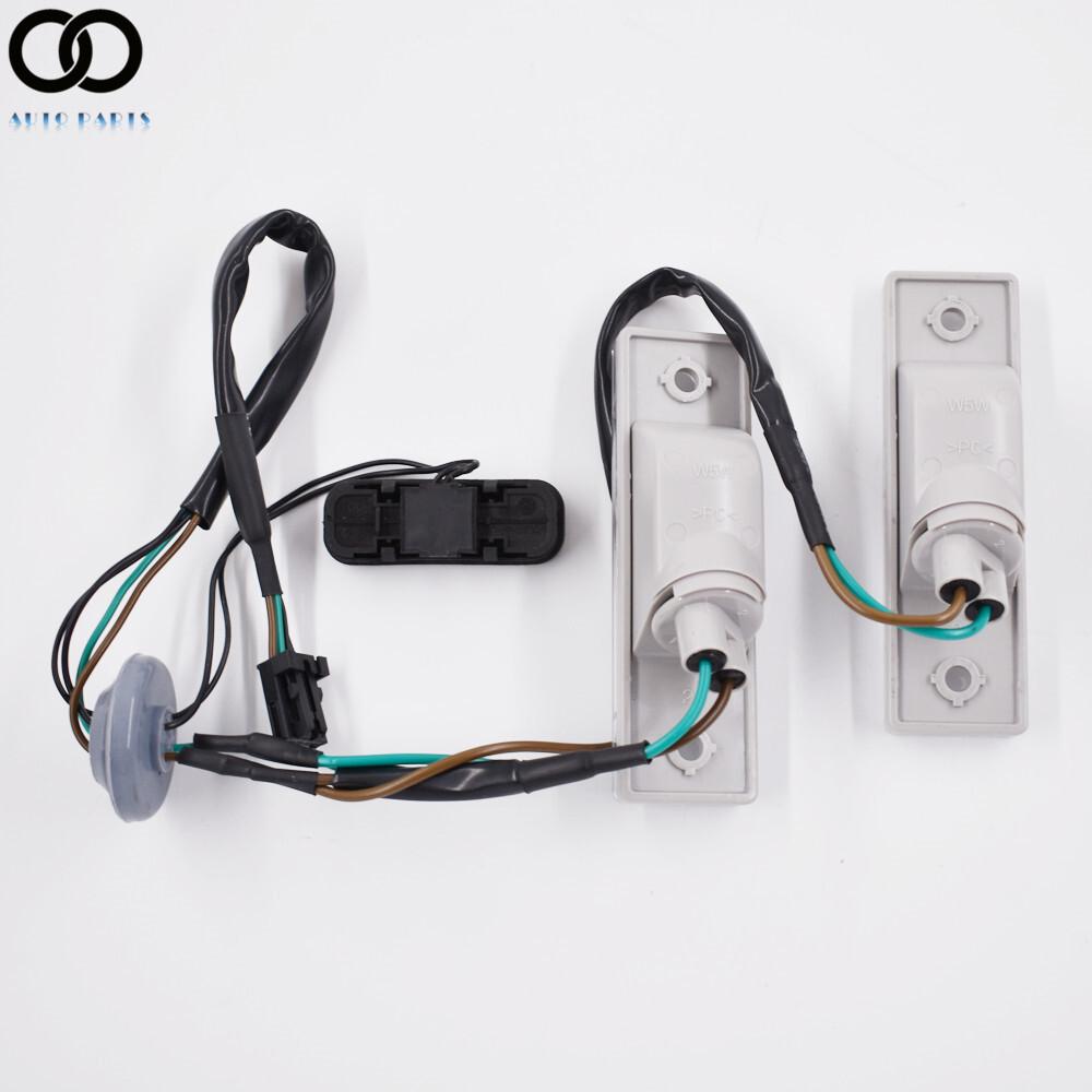 Rear Trunk Release Switch w/ Licence Plate Lamp For 2011-2014 Chevrolet Orlando