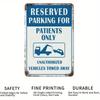 Funny Doctor Office Parking Sign Metal Tin Plaque Indoor Outdoor Wall Art Decor