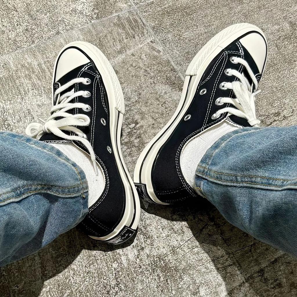 Zapatos Putian clásicos s Converse de lona patrióticas zapatos para hombre y mujer de caña alta y baja para estudiantes versátiles casuales zapatos de pareja
