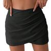 Women's Fashionable And Casual Design French Elegant Draped Satin Skirt
