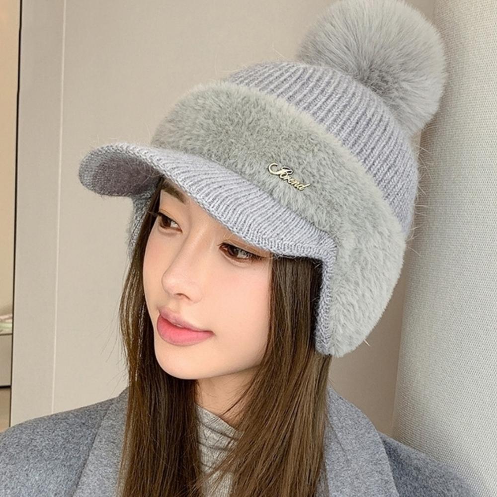 Earflap Knit Fur Cap – 6 Colors