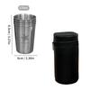 Outdoor Practical Travel Stainless Steel Cups With Case Portable Camping Mugs Whisky Wine Glasses Drinking Tea Mug