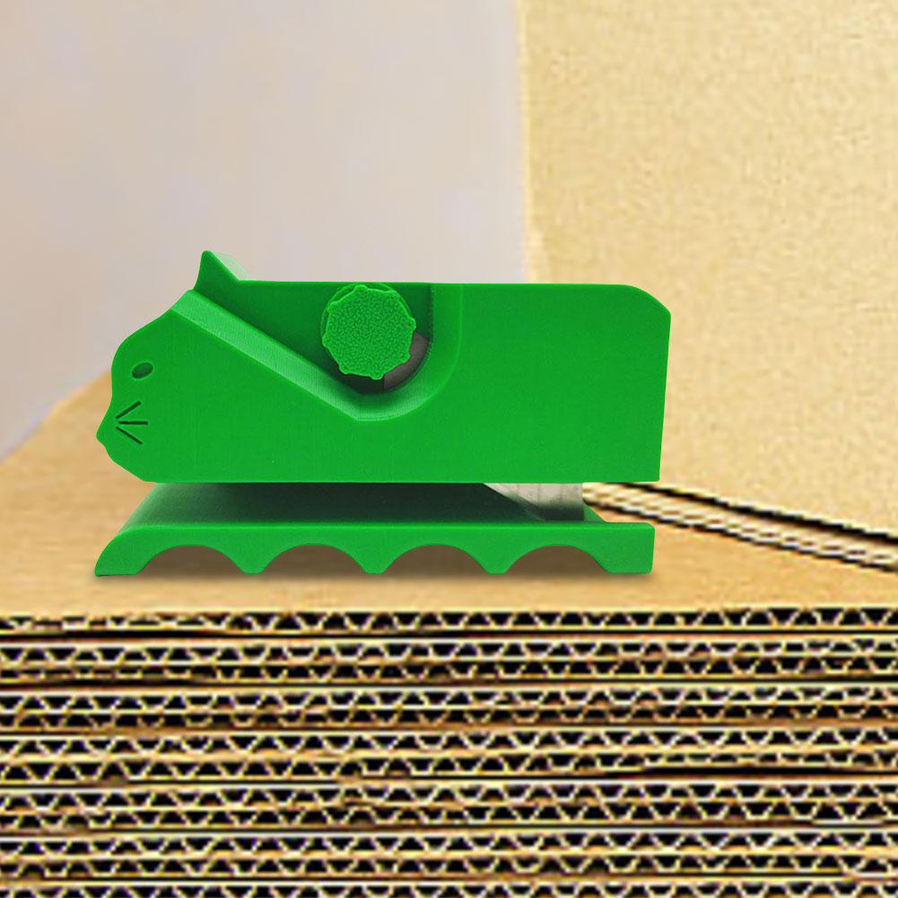 Cardboard Cutter for Cat Scratching Board 3D Printed Card Board Cutter Creative Box Cardboard Tool Handheld Cardboard Scratcher