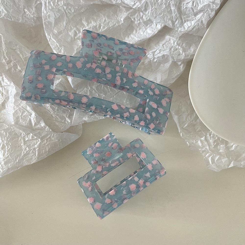 

Franch Style Shark Clips Geometric Hairgrips Acetate Hair Claws Women Hair Clips Korean Shark Clips butterfly