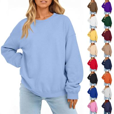 Women's Fashion Solid Color Casual Long Sleeve Hoodie