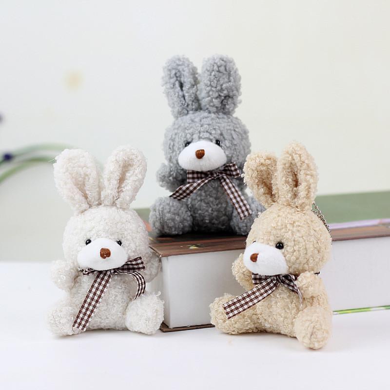 Adorable Small Bunny Plush Toy Cute Rabbit Doll Soft Purse Charm Gift