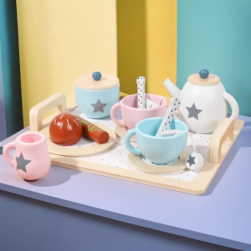 Ettermiddagstesett av tre Leketøy Late leke Mat Lære Rollespill Tidlige pedagogiske leker for småbarn Jenter Gutter Barn Gaver