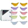 Libeauty Reusable Silicone Eyelash Lift 10 Super Soft Eyelash Lifting Eyelash Perm Tool Crown-Shaped Pads, Pads/5 Sizes, Shields,