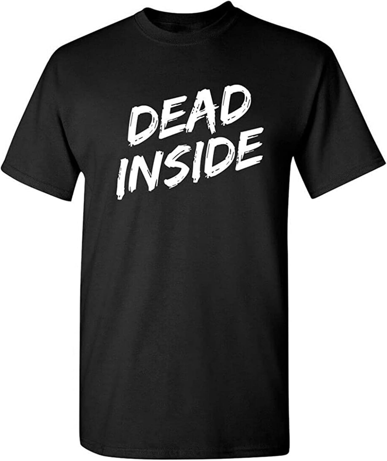 Men s Dead Inside Printed Shirt Sarcastic Humor Graphic Novelty Funny T Shirt XL
