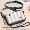 2025 New Mini Suitcase Bag for Women Mini Suitcase Crossbody Handbag with Shoulder and Hand Straps Cosmetic Bag