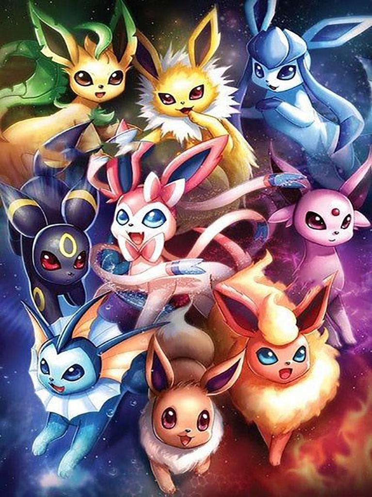 5D DIY Diamond Painting Kit  Japanese Anime Cross Embroidered Pikachu Handmade Embroidered Mosaic Art Gift