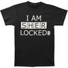 Men's Sherlock I Am Sher Locked Slim Fit T-shirt Small Black