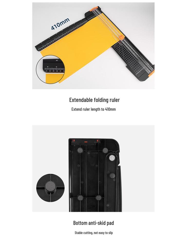Portable 46CM A3 Large Paper Cutter with Plastic Base