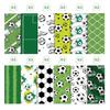 24 Sheets Scrapbooking Decorative Paper 30x30cm Football Themed Paper for Scrapbooking Journal Notebook Album Wrapping