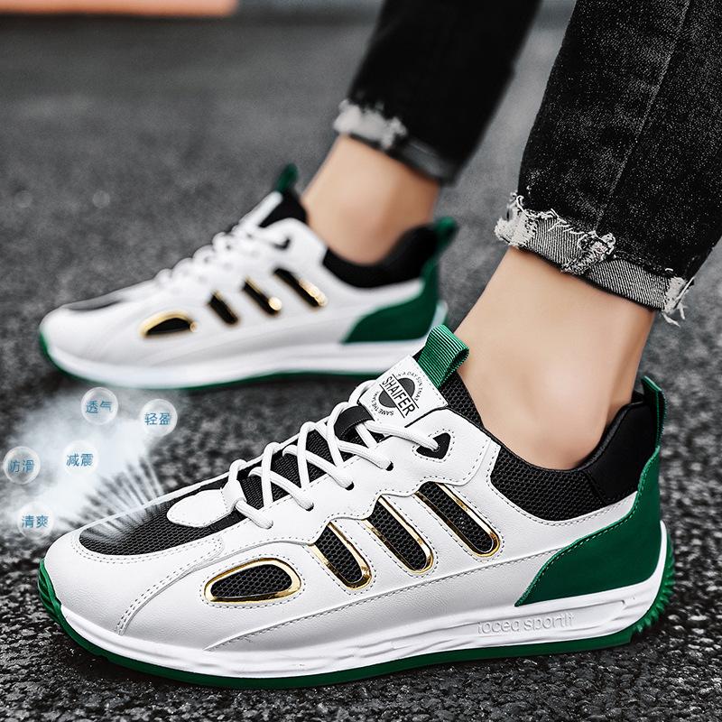 Men's shoes 2025 autumn new mesh breathable Forrest Gump shoes platform wear-resistant sports and leisure shoes dad shoes skateboard shoes