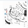 Mercedes-Benz W204 C200 Front Bumper Tow Hook Cover Accessory