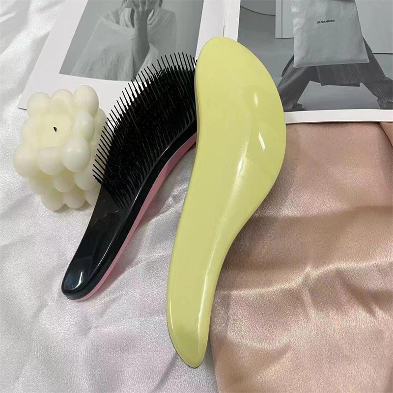 Anti-Static Cross-Border Massage Hair Comb - TT Smooth Plastic Hairdressing Tool