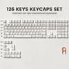 Xiaomi Womier 122 Keys Retro Black PBT Keycap Double Shot Cherry Profile Key Caps for Cherry MX Switches Mechanical Gamer Keyboard