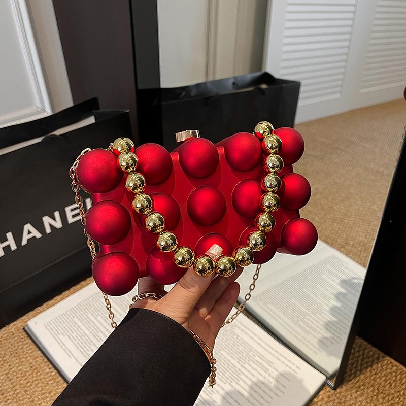 Acrylic Clutch Bag For Women Evening Party Prom Luxury Shoulder Crossbody Bags Handbag With Chain Wedding Bridal Day Purse Gifts