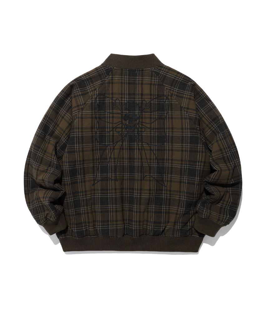 Niceghostclub Dressy Checkered Souvenir Jacket_Brown(Ng2Efub931A)
