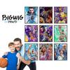Bigwig Print Basketball Posters - Basketball Posters for Boys' Bedroom, NBA Art for Boys' Rooms, Sports Wall Decor, Kobe Bryant, LeBron James, Steph C