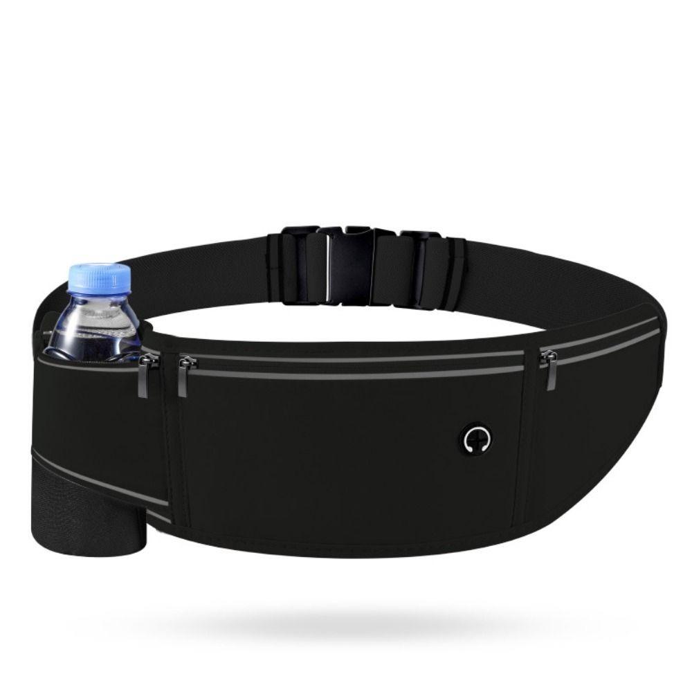 

С сумкой для бутылки Поясные сумки для бега Многофункциональная спортивная сумка для телефона Сумка для марафона Мужская Женская