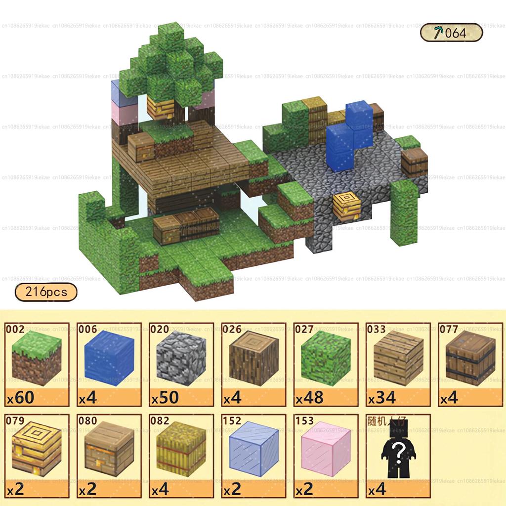 Magnetische Bausteine Spielzeug Bauen Mine Welt Magnetwürfel Set für Jungen Mädchen Kind Alter 3+ DIY Modell Kinder MINT Sensorisches Spielzeug Geschenk