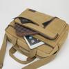 Classic Canvas Messenger Bag - Men's Crossbody Shoulder Tote for Work & Travel (Water Resistant Durable Handbag)