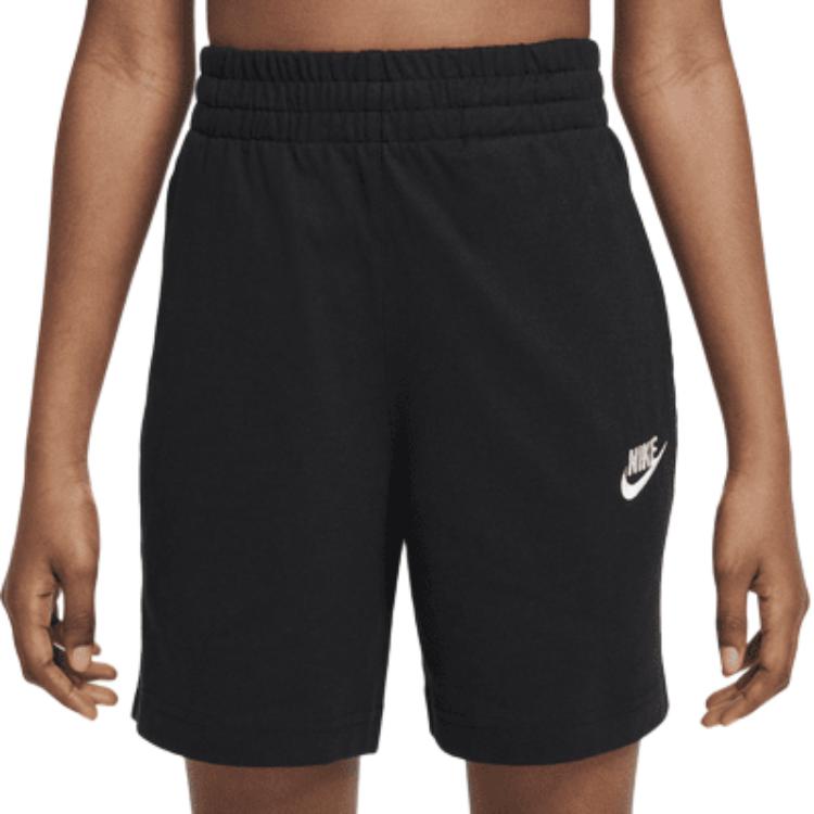 Teenagers Nike Knitted Sweatpants Sportswear Club Black/White FZ5512-010 L