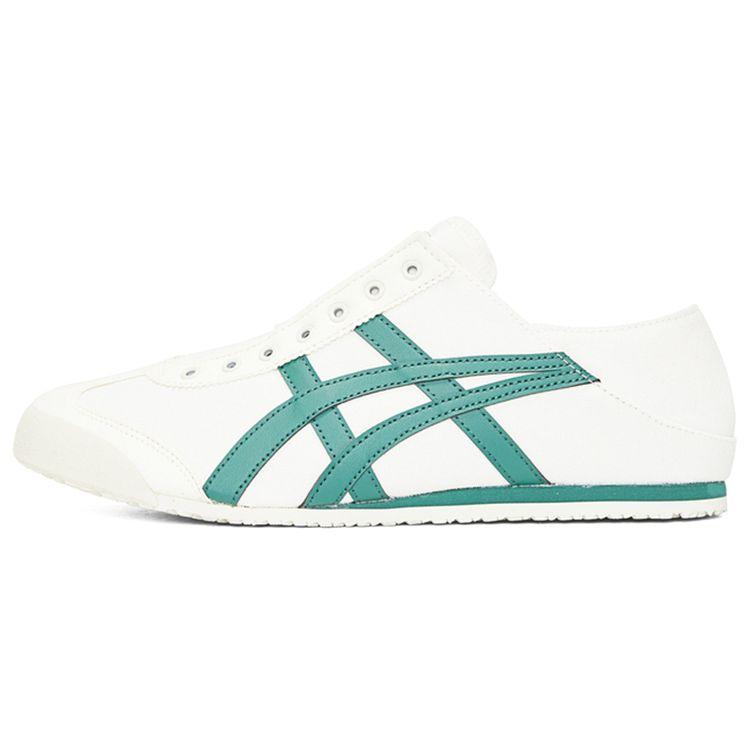 Onitsuka Tiger Mexico 66 Retro Lightweight Durable Low-Top Casual Running Shoes Unisex sneaker White Green 1183C075-101