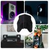 Black Corner Covers Iron Speaker Wrap Angle Useful Child Safety Bumper  Speaker Accessories
