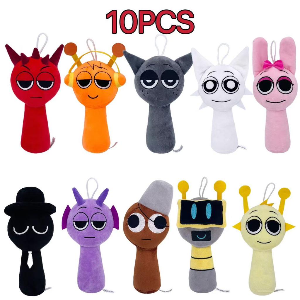 Juguetes de Peluche Sprunki Muñeco de Peluche Sprunki Cantantes Oren Wenda Dibujos Animados Almohada de Peluche Regalos de Cumpleaños y Navidad para Niños