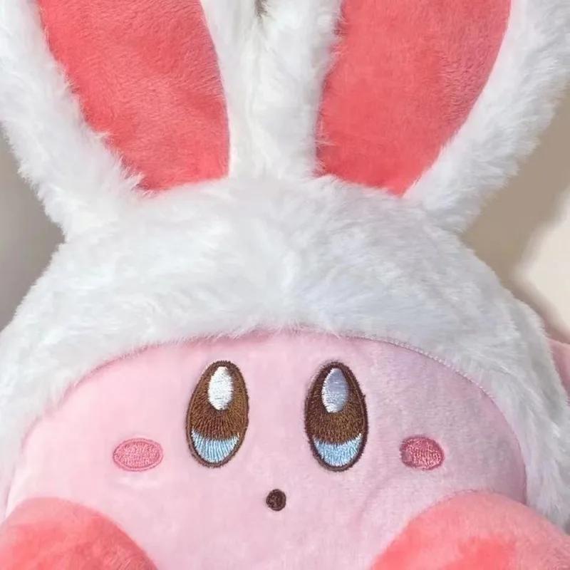 Rabbit Ear Kirby Plush Toys Hug Pillow Grabbing Machine Doll Room Decoration Children Girl Holiday Gift S Cuddly Stuffed Fluffy Huggable Kawaii