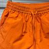 Men Beach Shorts Elastic Waist Adjustable Drawstring Sport Shorts with Pockets Wide Leg Quick-Drying Shorts