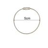 10pcs Metal Alloy Circle Buckle Keyrings Key Chains Accessories Dia 5cm Lobster Clasps Hooks Key Ring Keychain Jewelry Making