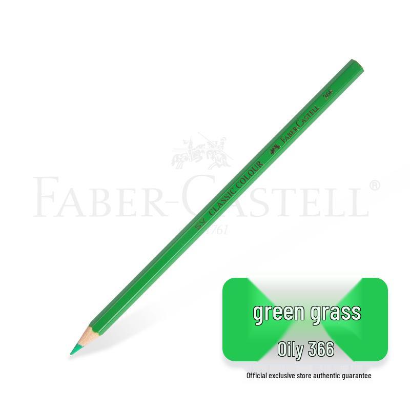 Faber-Castell Art Oil-Based Colored Pencils Set - Red, White, Black, and 60 Single and Complementary Colors.