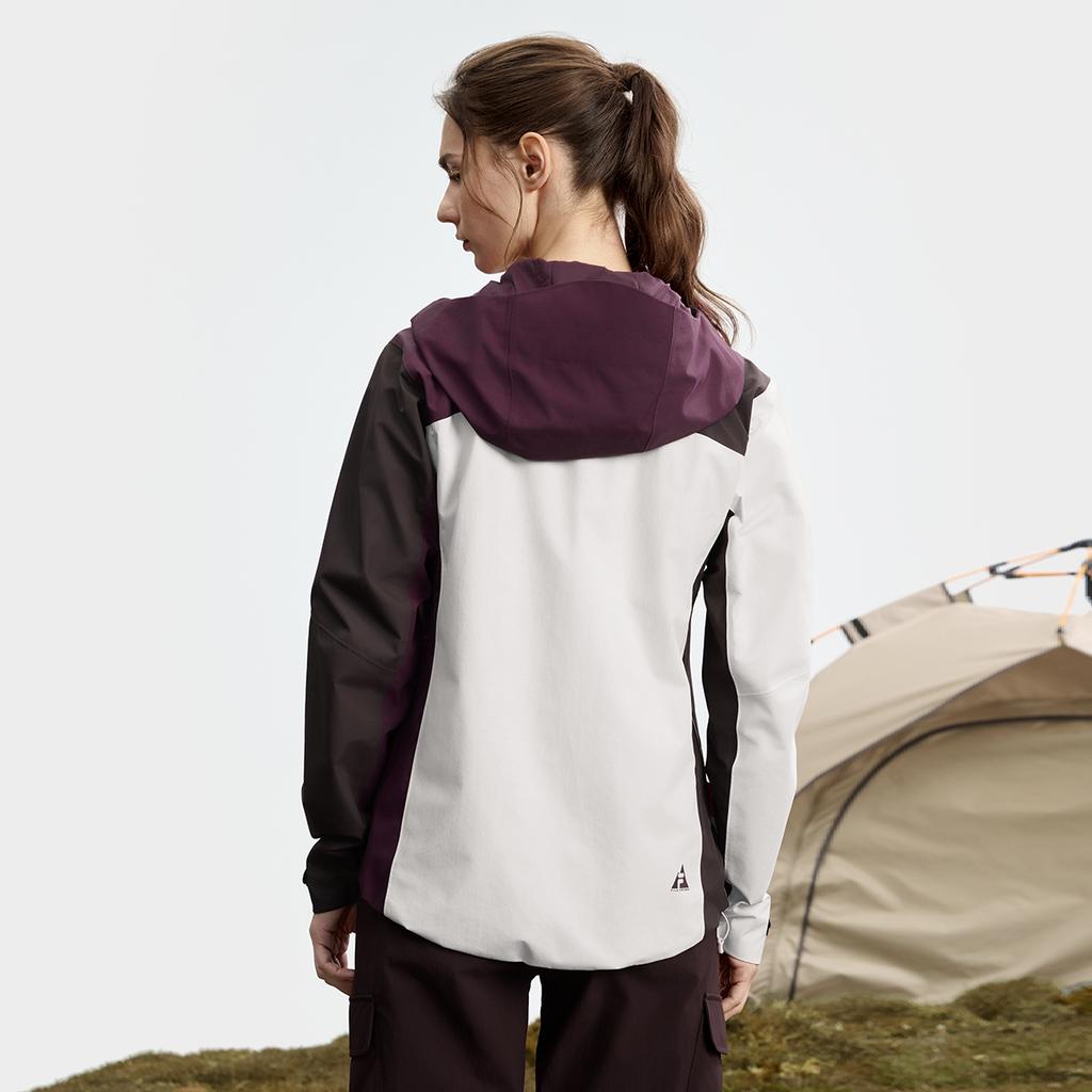 Fila Explorer Breathable Shell Fashionable Versatile Outdoor Hiking Travel Warm Windproof Jacket Women Jackets A11W537714F-WT