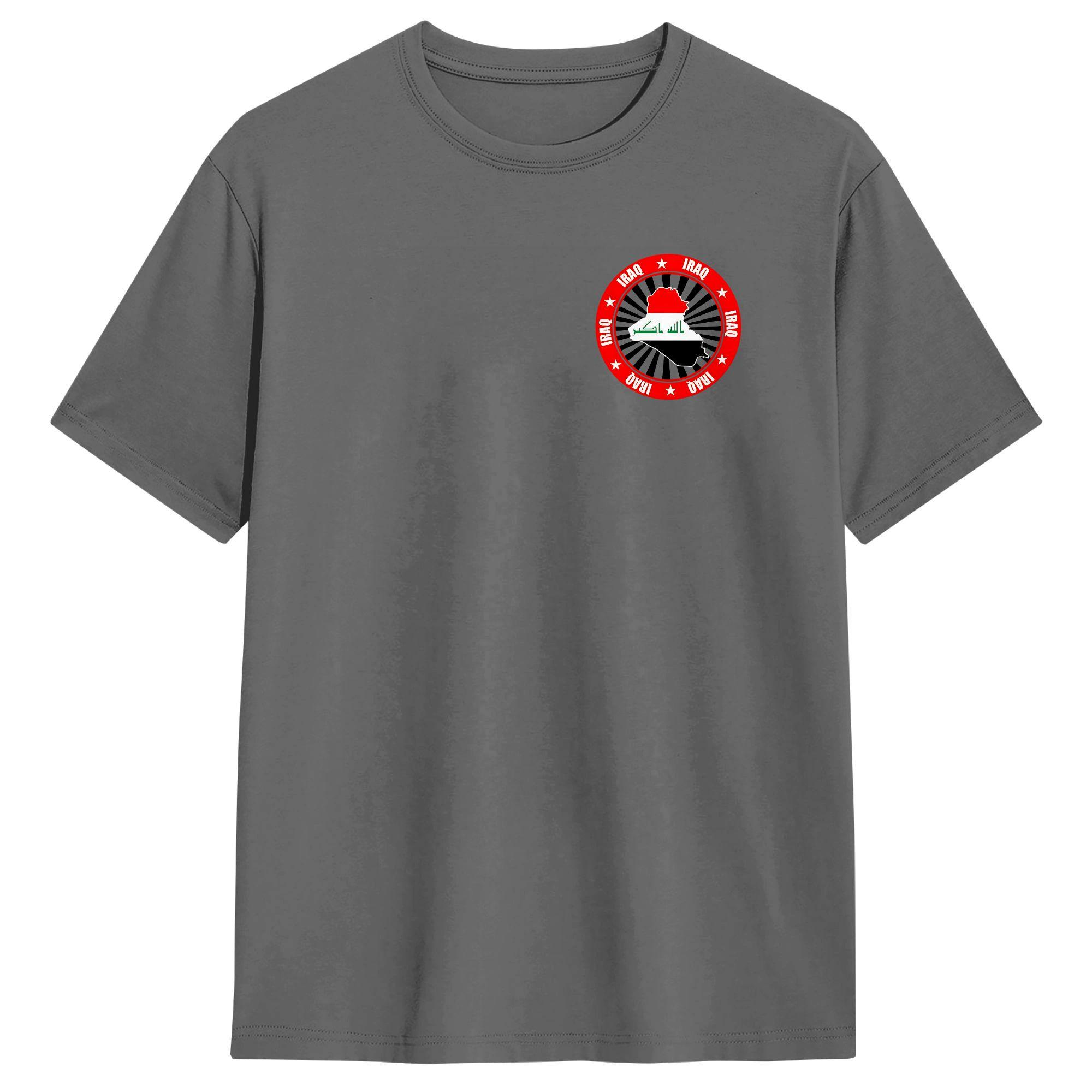 

Men s Name Of Iraq Flag On Iraqi Map Stamp For Iraqis And Iraq Lovers T Shirt Cotton Clothing Short Sleeve Round Neck Tee Shirt 5XL різнокольоровий
