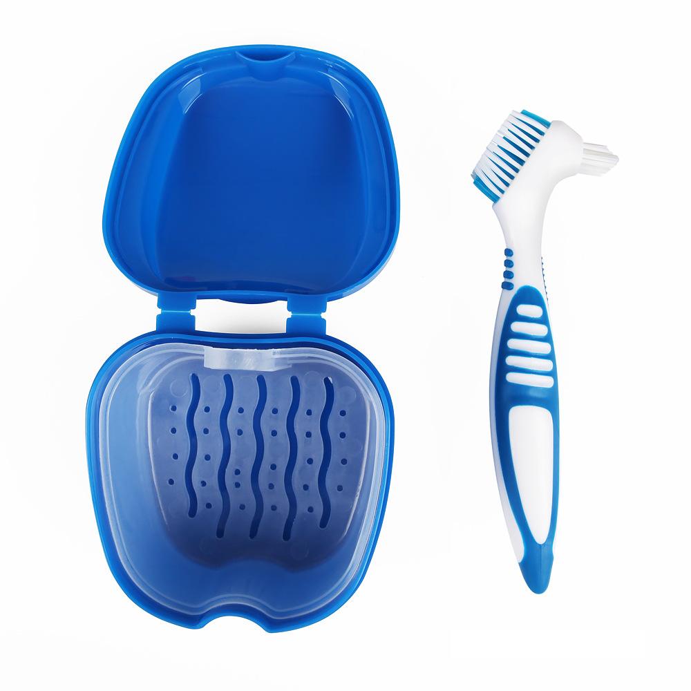 Denture Special Cleaning Toothbrush Double Sided Denture Cleaning Brush Braces Clean Descaling Toothbrush Bathroom Accessories