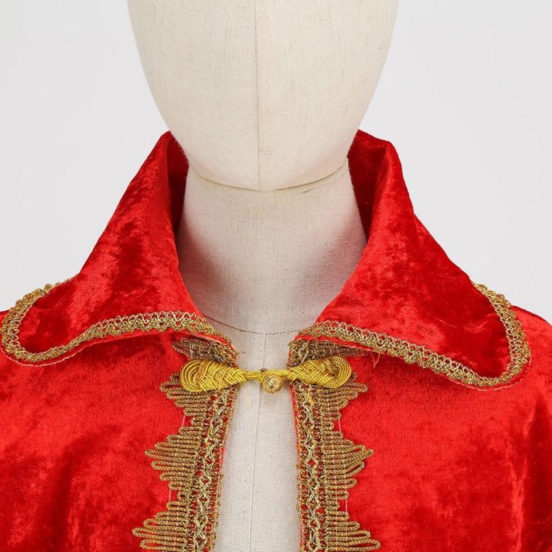 King Cloak Christmas Attire Premium Fabric Costume For Adults And Kids Ideal For Themed Parties And Photo Shoots