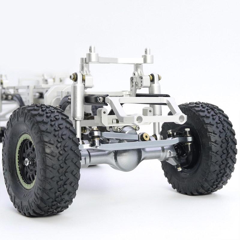 Metal Front and Rear Axle Assembly Chassis Upgrade and Reinforcement Increased Weight for 1/24 Axial SCX24 RC Car Toy Parts