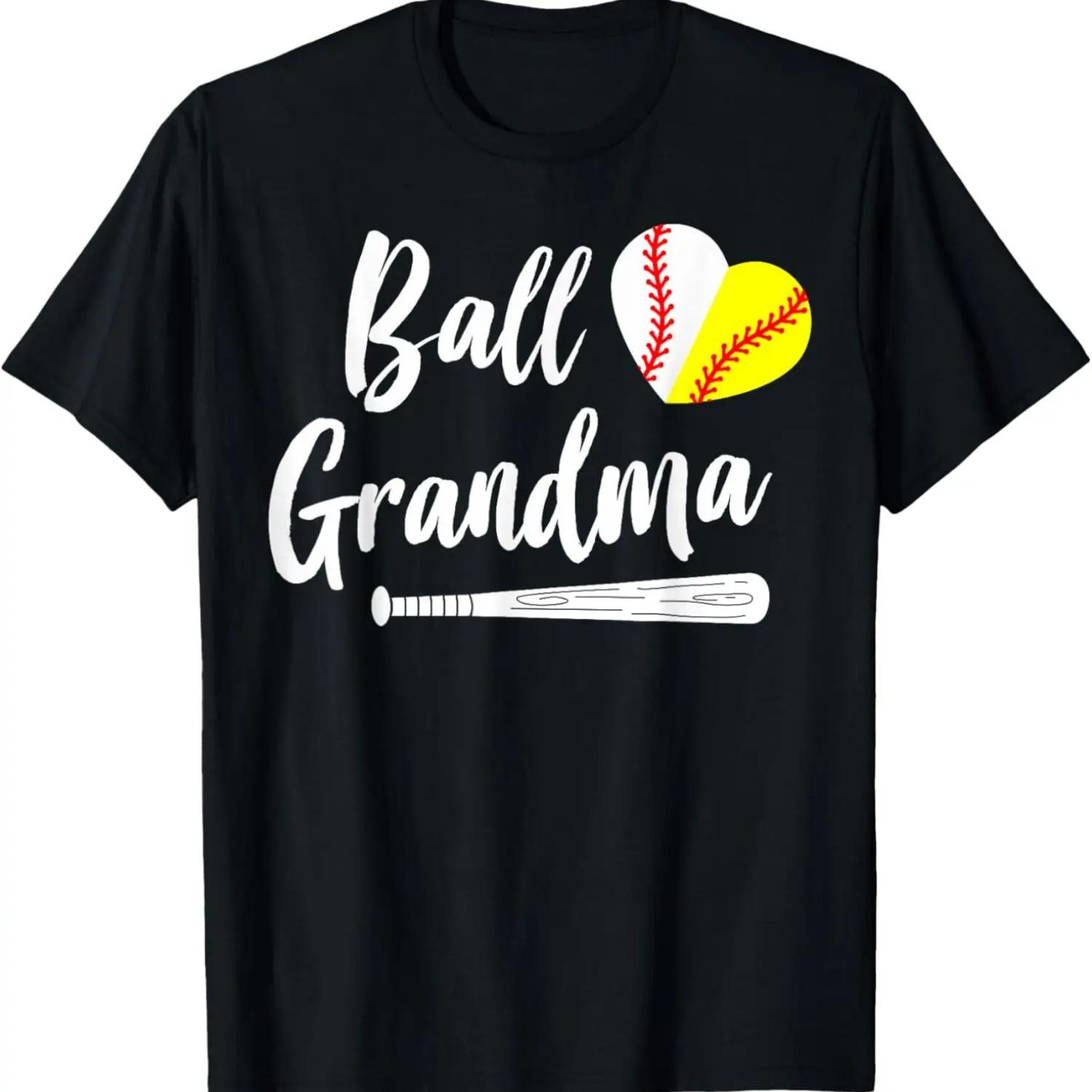Grandma Baseball Softball Grandma T-Shirt S