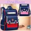 Sesame Baby School Backpack For Kids With Breathable Pu Material And Air Cushion Straps