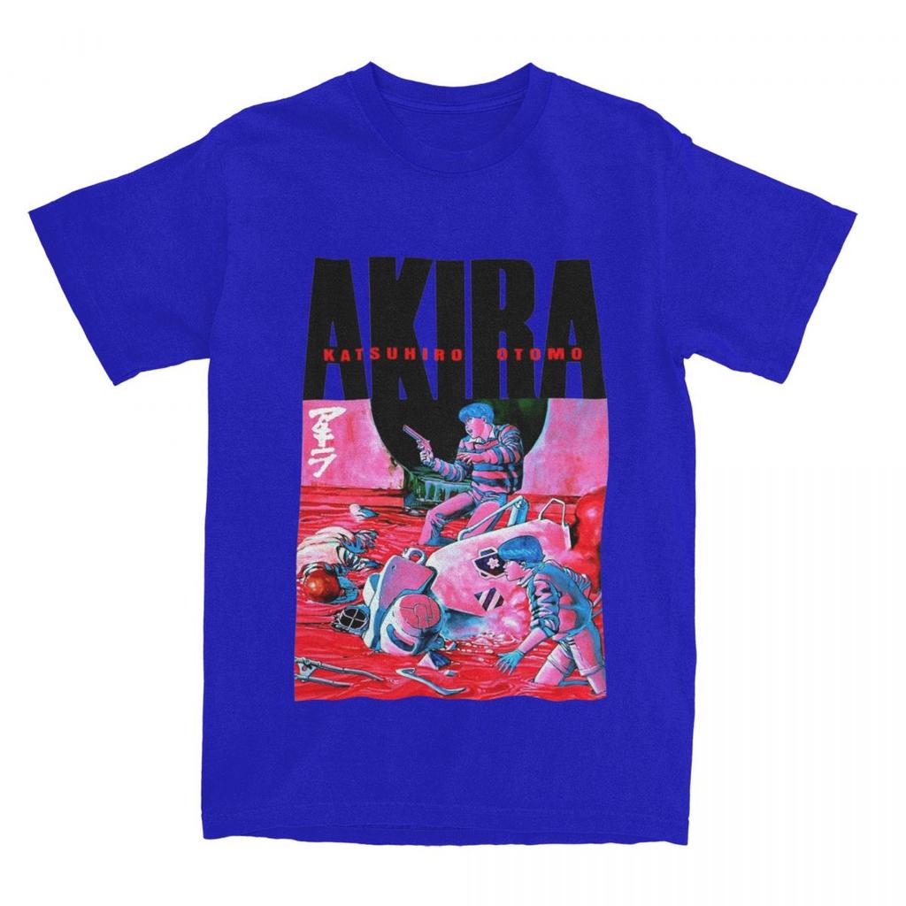 Unisexs TShirt Akira Anime Japan Vintage Japanese Unisexga TShirts Hipster Summer Tees Vintage Casual 100 Cotton Tops Gift