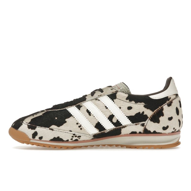 Adidas SL72 OG Cow Print Women Sneakers Cream JR1255