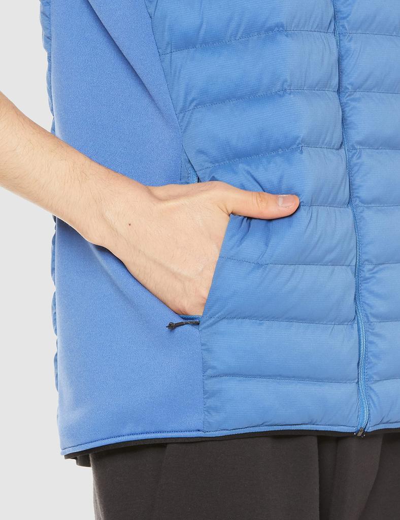 The North Face Red Run Vest Running Federal Size S Men's NY82174, Insulated, Warm, Water-Repellent, Windproof, Vest, Blue,