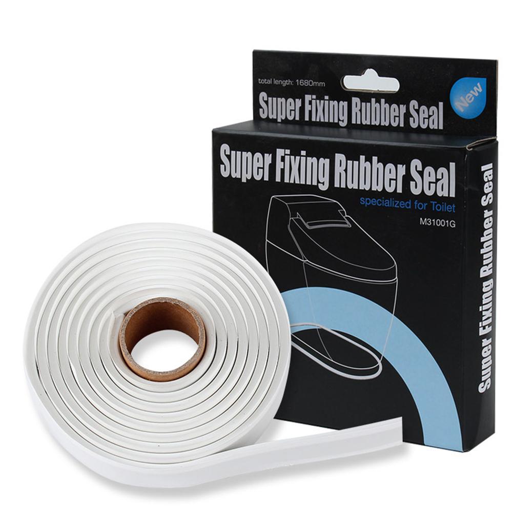 Rubber Seal Strip Tape for Toilet Caulk with Leakproof Features and Strong Adhesion for Toilet Bowl Installation