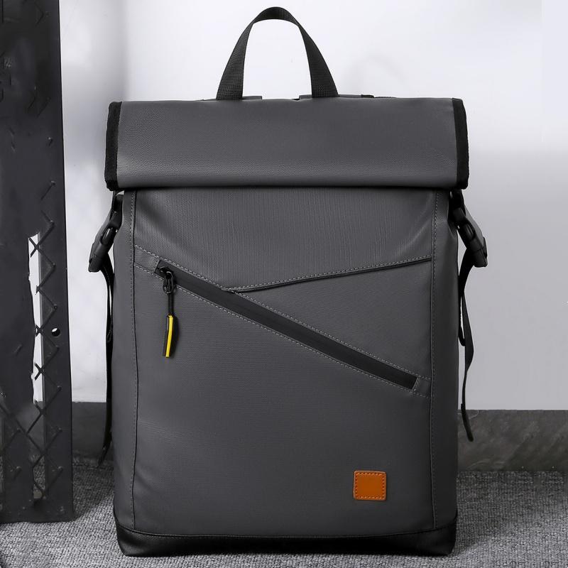 WEIXIER Spring New Fashion Men's Business Backpacks PU Waterproof Wear-resistant Large Capacity Rucksack Top Expandable Travel Computer Bag for Male